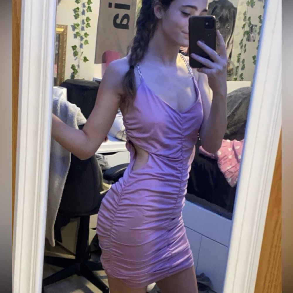 Cut Out Mini Dress